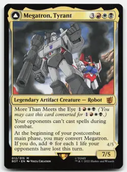 MTG Megatron, Tyrant M Universes Beyond: Transformers 12 LP - Image 1