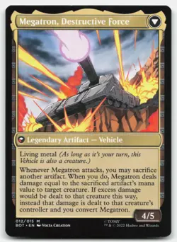 MTG Megatron, Tyrant M Universes Beyond: Transformers 12 LP - Image 2