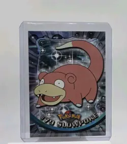 1999 Topps Pokemon TV Animation Series 1 Slowpoke #79 Blue Logo Non Holo - Image 1