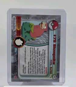 1999 Topps Pokemon TV Animation Series 1 Slowpoke #79 Blue Logo Non Holo - Image 4