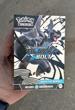 Pokemon Black Bolt Booster Bundle, 6 English Packs, Factory SEALED!! - Image 1