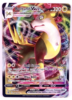 Boltund VMAX 104/264 Ultra Rare Fusion Strike Pokemon TCG NM - Image 1