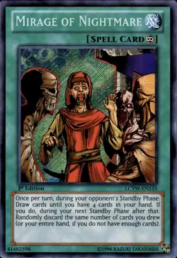 Mirage Of Nightmare - Secret Rare 1st Edition LCYW-EN155 - NM - YuGiOh - Image 1