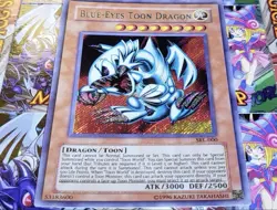 Yugioh Blue-Eyes Toon Dragon Spell Ruler Secret Rare SRL-000 Holo Bleed NM - Image 4