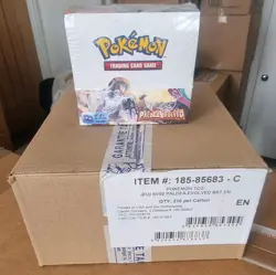 SEALED CASE - 6 x Paldea Evolved Booster Display Box S&V Pokemon Cards! 36 Packs - Image 1