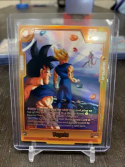 Vegeta FB09-093 Alternate Art Dual Evolution Dragon Ball Card English Fusion - Image 1