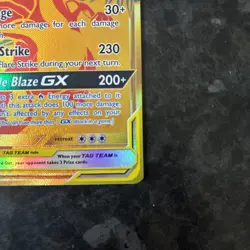 Pokemon TCG Reshiram Charizard GX Card Tag Team GX SM247 *ungraded* - Image 5