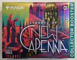 MAGIC THE GATHERING STREETS OF NEW CAPENNA COLLECTOR BOOSTER PACK 15 CARDS 195166163253 - Image 1