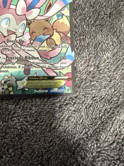 Pokemon TCG Sylveon EX Full Art Ultra Rare Holo Card RC32/RC32 Eevee Psychic - Image 3