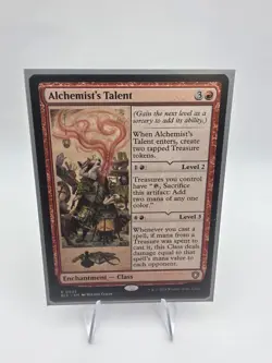 Magic: The Gathering Alchemist's Talent Rare Red Enchantment Commander Bloombur… - Image 1