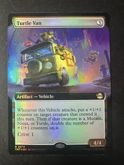 Turtle Van (Extended Art Foil) 0278 Teenage Mutant Ninja Turtles TMT - MTG NM/M - Image 1