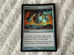 Magic the Gathering MTG 1x Foil Grinding Station Fifth Dawn MP - Image 1