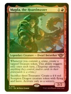 Magda the Hoardmaster - FOIL - Outlaws at Thunder Junction OTJ - NM - Image 1