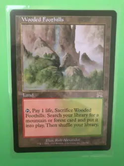 MTG Wooded Foothills Onslaught Regular LP/NM- x3 - Image 5