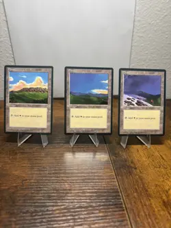 mtg ice age basic lands all Versions x15 plus bonus snow covered land - Image 3