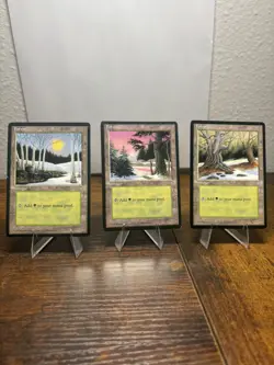 mtg ice age basic lands all Versions x15 plus bonus snow covered land - Image 4