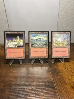 mtg ice age basic lands all Versions x15 plus bonus snow covered land - Image 5