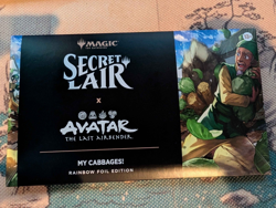MTG Secret Lair Avatar My Cabbages! Rainbow Foil - Image 1