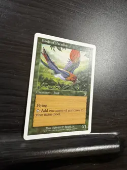 Magic the Gathering | Birds of Paradise - 231/350 | 7th Edition | LP-NM - Image 4