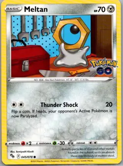 Meltan 45/78 Common | Pokemon GO | Pokemon Card - Image 1