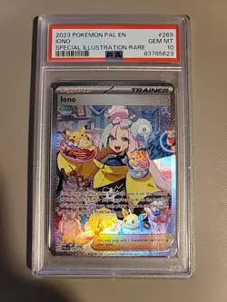 2023 POKEMON PAL EN SPECIAL ILLUSTRATION RARE #269 IONO PSA 10 - Image 1
