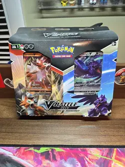 Pokemon TCG: V Battle Deck Lycanroc VS Corviknight Double Deck Bundle SEALED 820650809576 - Image 1