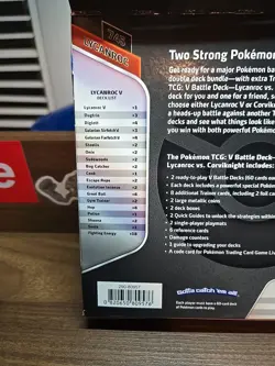 Pokemon TCG: V Battle Deck Lycanroc VS Corviknight Double Deck Bundle SEALED 820650809576 - Image 4