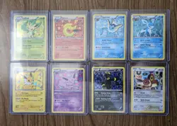 Pokemon TCG Eeveelutions Black & White Eevee Promo Set BW87-94 All NM - Image 1