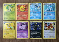 Pokemon TCG Eeveelutions Black & White Eevee Promo Set BW87-94 All NM - Image 2
