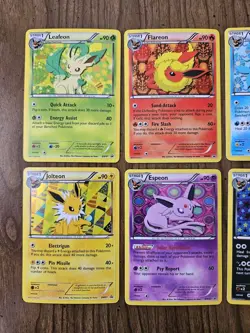 Pokemon TCG Eeveelutions Black & White Eevee Promo Set BW87-94 All NM - Image 3