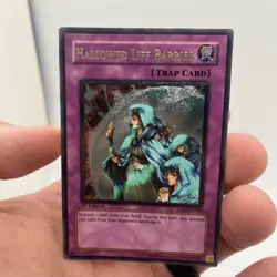 Yugioh Hallowed Life Barrier 1st Edition Ultimate Rare SOD-EN060 - Image 1