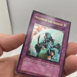 Yugioh Hallowed Life Barrier 1st Edition Ultimate Rare SOD-EN060 - Image 2
