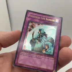 Yugioh Hallowed Life Barrier 1st Edition Ultimate Rare SOD-EN060 - Image 3