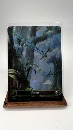 Forest (0371) (Borderless) (Galaxy Foil) Edge of Eternities Foil, NM, Fast Ship - Image 1