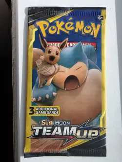 Pokemon Team Up 3- Card Pack Factory Sealed Booster Pack Snorlax - Image 4