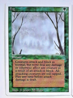 ►FOG ►REVISED 3.EDITION 1994 ►NM ►GREEN ►MAGIC THE GATHERING ►MTG Nebel - Image 3