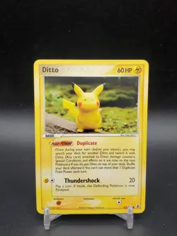 Ditto 63/113 (Pikachu) Delta Species LP Pokemon Card - Image 1