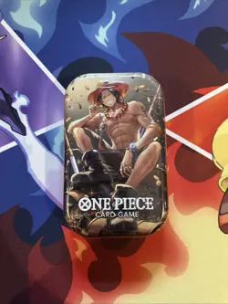 One Piece Card Game Mini-Tin Vol.2 Portgas D Ace - New Sealed - Image 1
