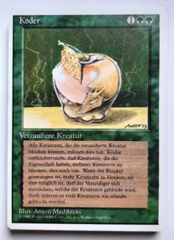 ►KODER ►UNLIMITIERT 1995 4.ED ►NM ►GRUN ►MAGIC GATHERING ►MTG ►LURE - Image 1