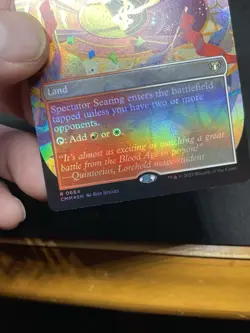 Spectator Seating (Borderless) Commander Masters Foil MTG 0664 LP - Image 5