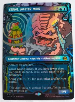 MTG Krang, Master Mind (Showcase), Foil, TMNT - Image 1