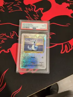 2002 POKEMON LEGENDARY COLLECTION #72 DRATINI-REVERSE FOIL PSA 8 - Image 1