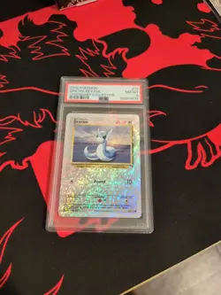 2002 POKEMON LEGENDARY COLLECTION #72 DRATINI-REVERSE FOIL PSA 8 - Image 2