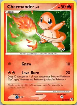 Pokemon TCG Charmander 82/132 Secret Wonders LP - Image 1