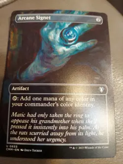 Arcane Signet Commander Masters Magic MTG Artifact CARD 1x (0653) - Image 1