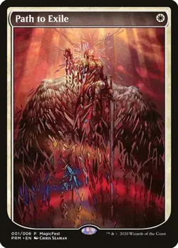1x Path to Exile (FOIL PROMO) - NM - MagicFest 2020 - SPARROW MAGIC - Image 1