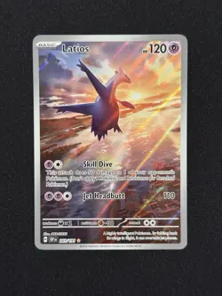 Pokemon TCG Latios ex 203/191 Surging Sparks Illustration Rare Full Art NM - Image 1