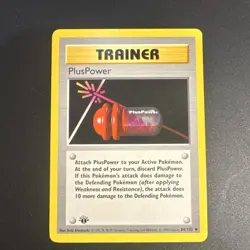 Pokemon TCG PlusPower 1st Edition Shadowless Base Set - Image 1