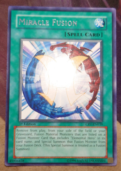 Miracle Fusion 1st Ed Rare CRV-EN039 Yu-Gi-Oh! - Image 1