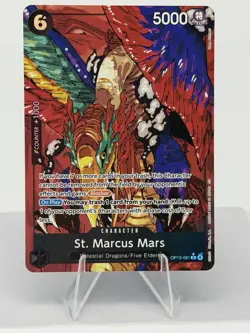 St. Marcus Mars (Alternate Art) One Piece OP13-091 Carrying On His Will English - Image 1
